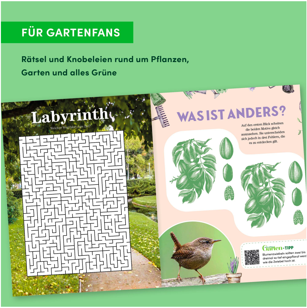 Das Garten-Rätselbuch – Mit Profi-Tipps von "mein schöner Garten" für das ganze Jahr