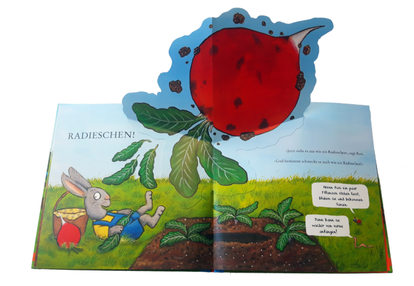 Rosi pflanzt Radieschen