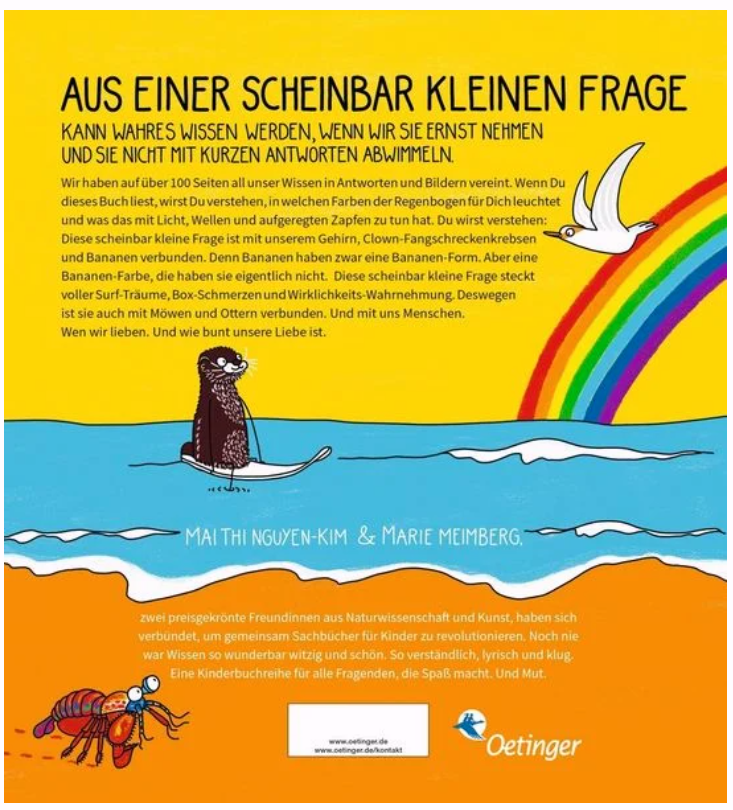 BiBiBiber hat da mal 'ne Frage. Welche Farben hat der Regenbogen?