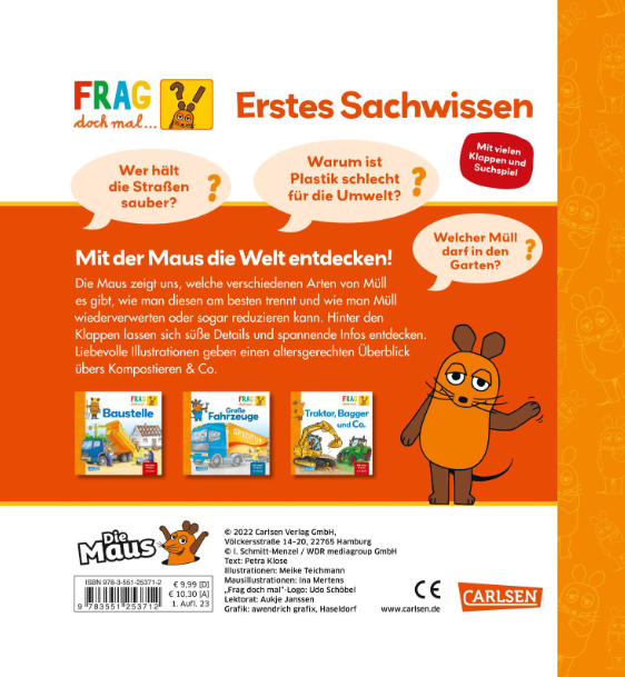 Frag doch mal... die Maus: Müllabfuhr und Recycling