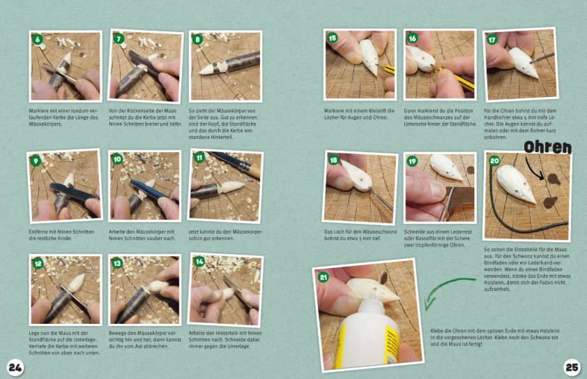 Tolle Schnitzereien - Neue Projekte Step by Step