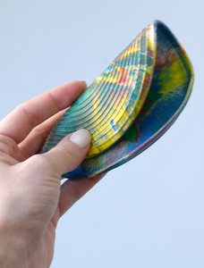 Flexible Wurfscheibe marmoriert 13 cm