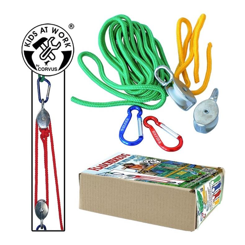 Flaschenzug Pulley set with rope palan