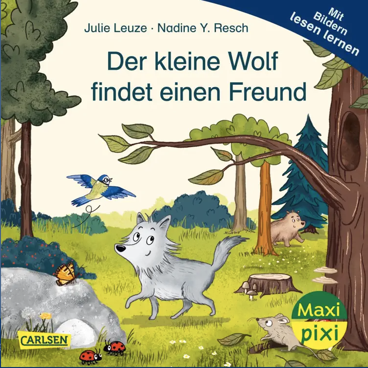 MaxiPixi 470: Der kleine Wolf findet einen Freund