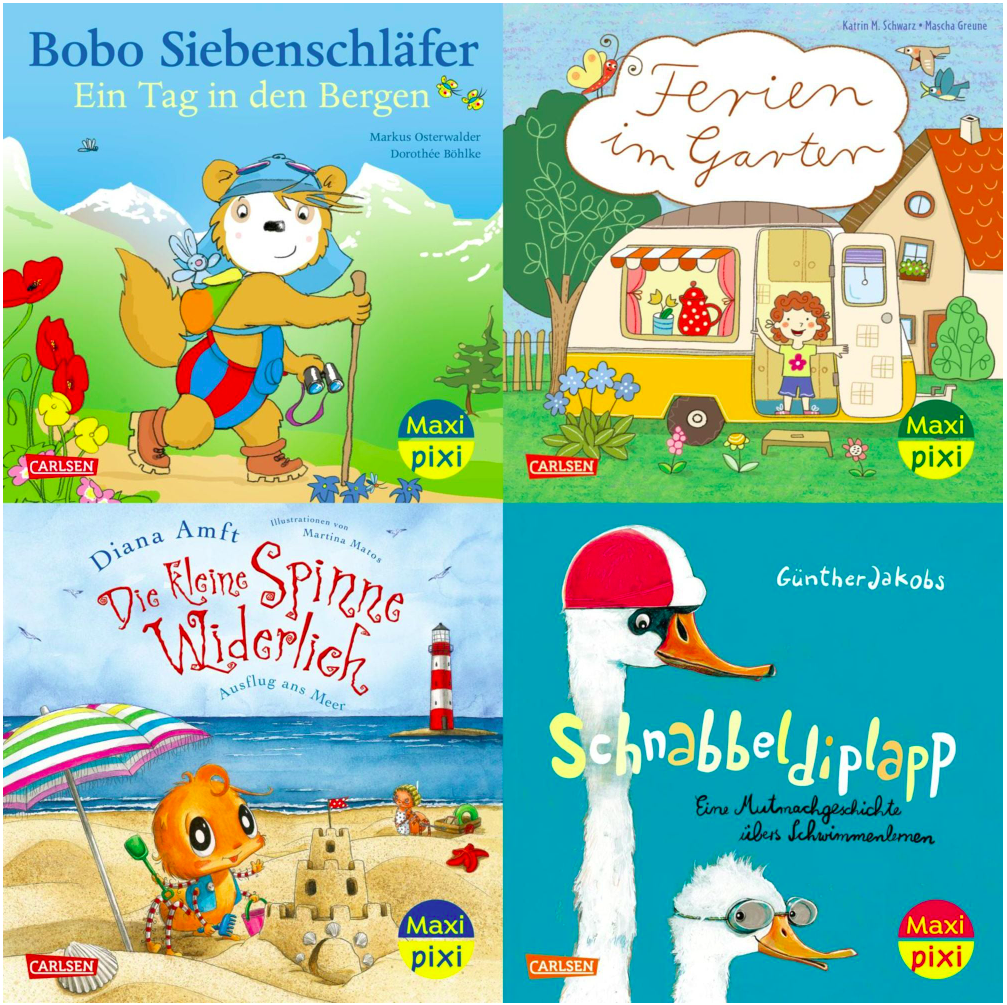 Maxi-Pixi-4er-Set 119: Schöne Ferien!