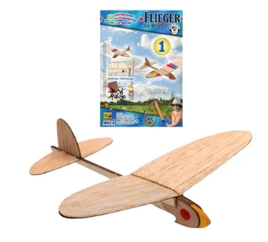 Kids at work, Flieger aus Balsaholz Nr. 1