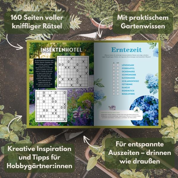 Das Garten-Rätselbuch 2 – Mit Profi-Tipps rund ums Gärtnern