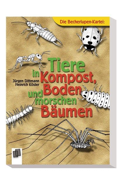Tiere in Kompost, Boden und morschen Bäumen